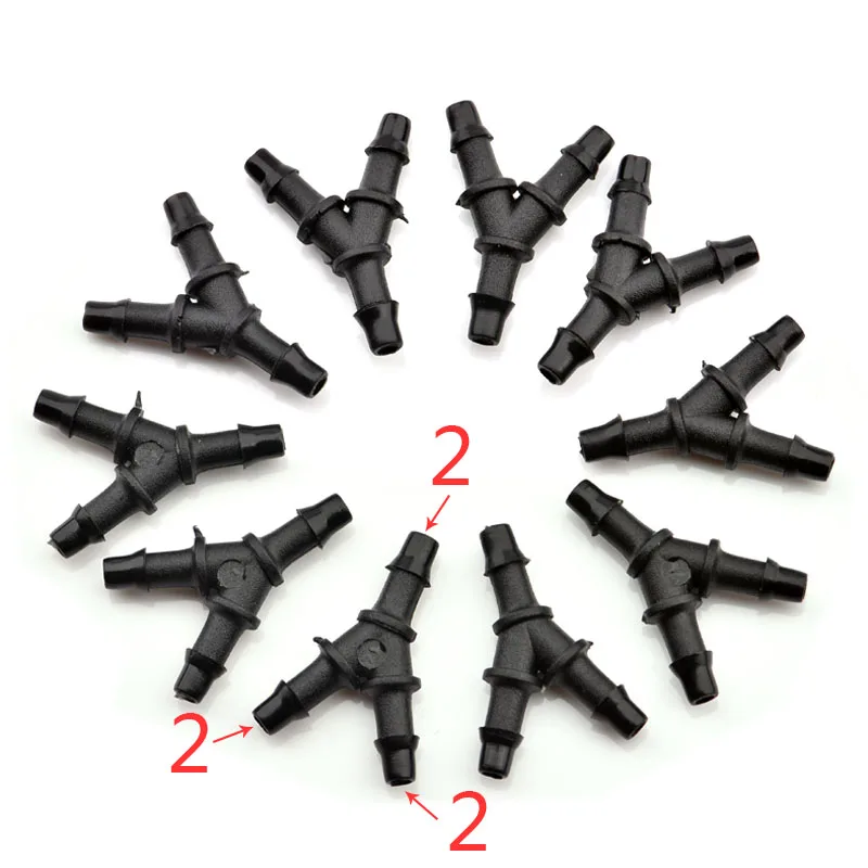 20 Stuks Eco Oplosmiddel Y Vorm Inkt Buis Connector Voor Groot Formaat Y UV-Inkt Buis