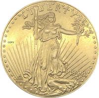 United States Liberty 1908 1908 D 1908 S Twenty 20 Dollars Saint Gaudens Double Eagle With Motto In God We Trust Gold Copy Coin