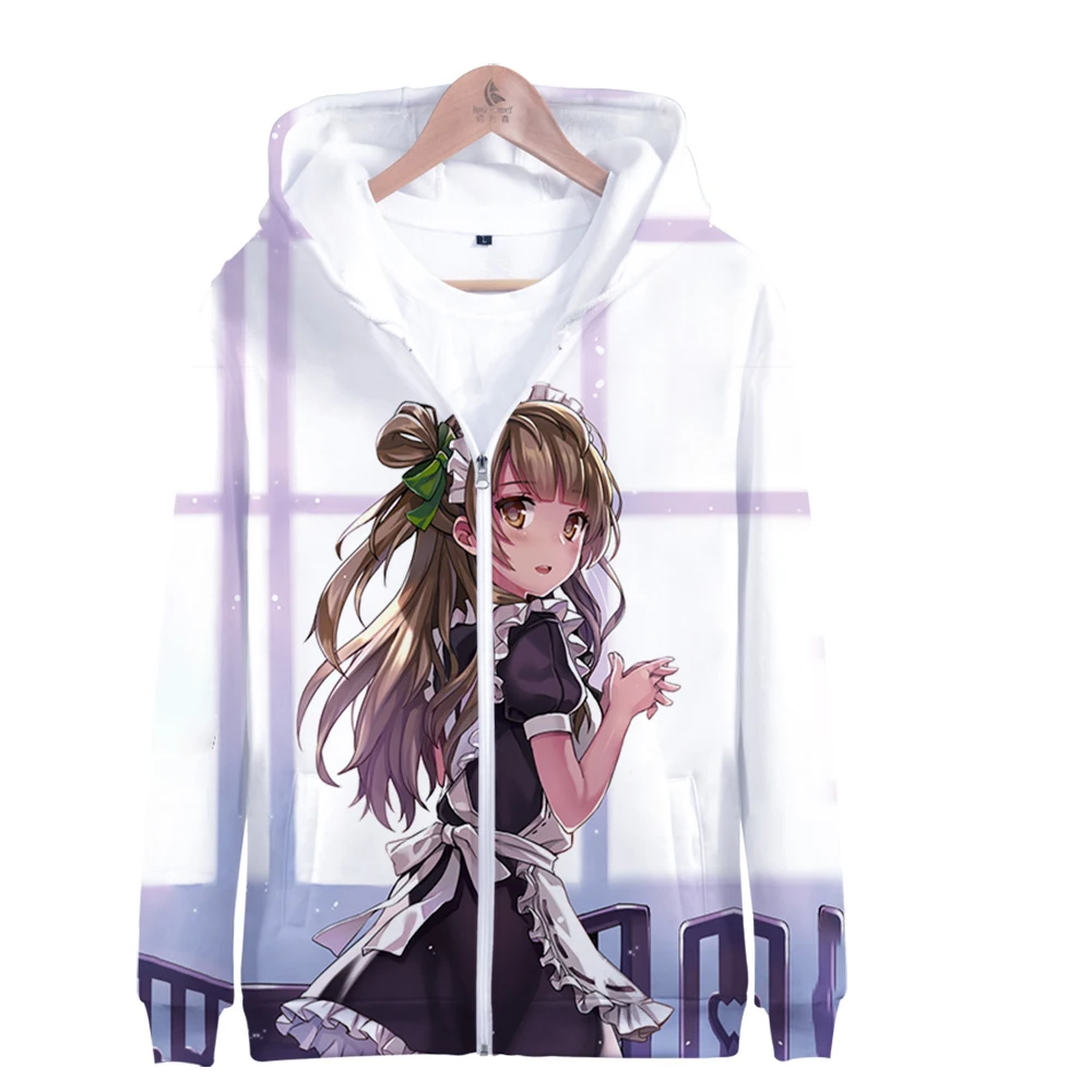 

LoveLive! Kotori Minami μ's 3D print autumn winter Holiday style Men/Women Streetwear Style Zip Kawaii hooded sweatshirt