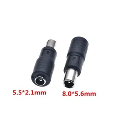 DC Power Aadpter 8.0*1.6/8.0x1.6mm Male to 5.5x2.1mm Female DC jack For Xiaomi Laptop For Balance Scooter Charging DC Jack Plug