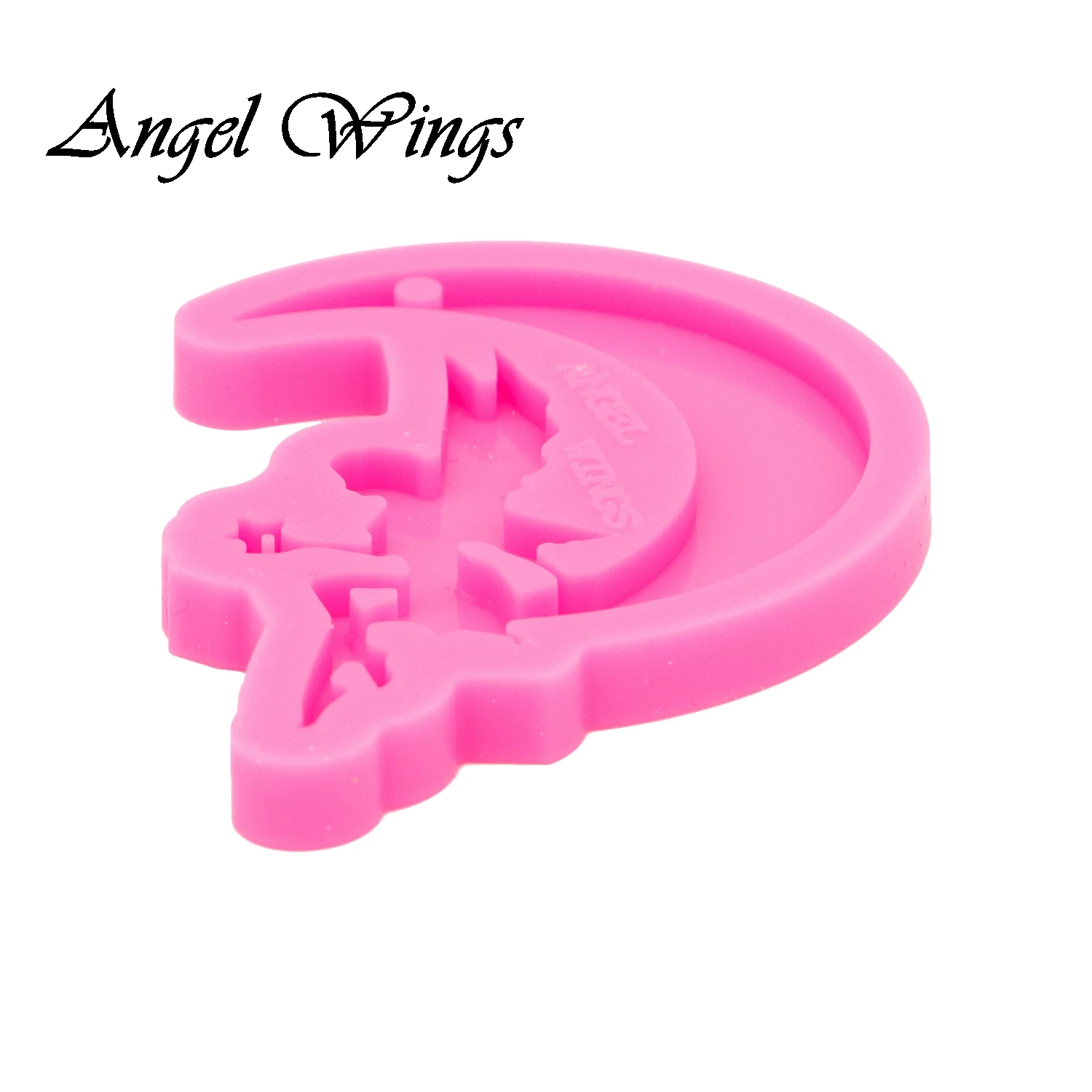 Fairy Keychains Silicone Molds DIY MOONTINK Necklace Jewelry Shiny Epoxy Resin Mould DY0514