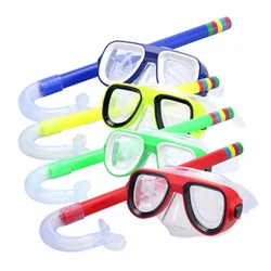 Masque de natation en PVC pour enfants, lunettes de plongée sous-marine, ensemble de compétition, accessoires de natation