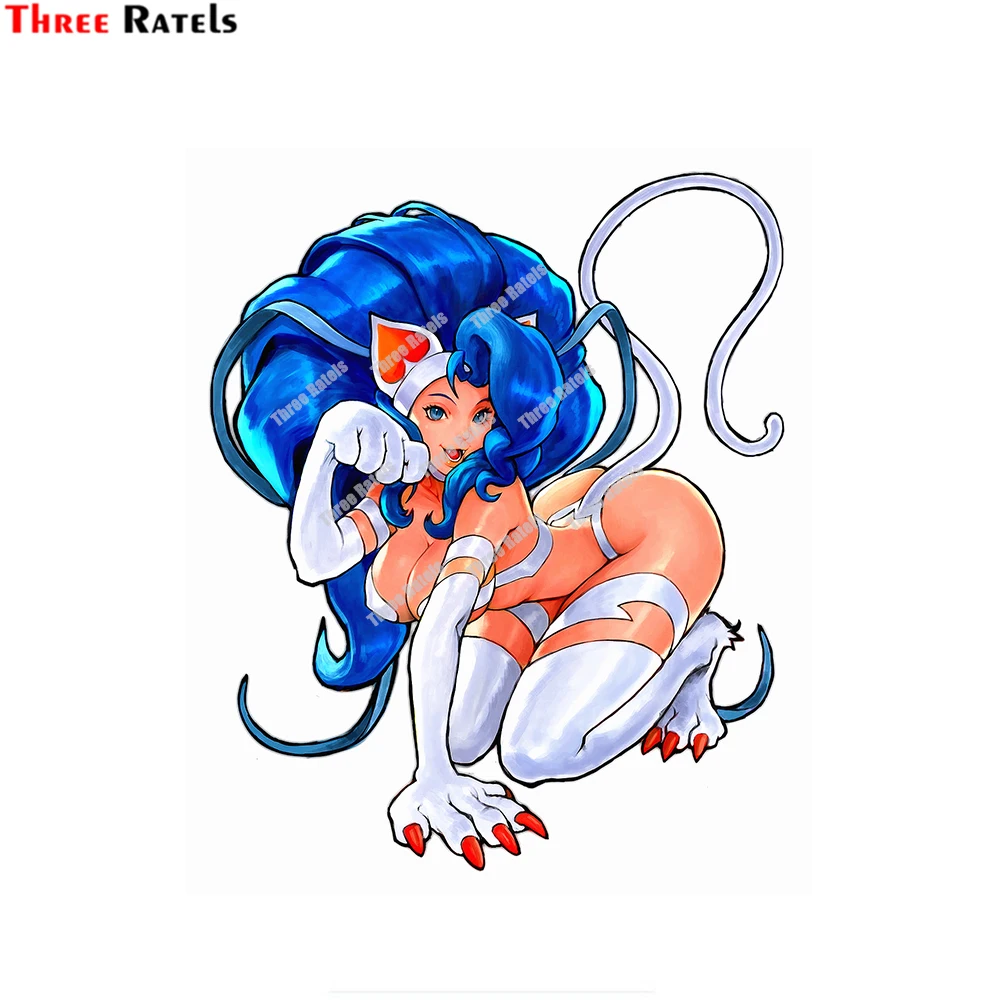 Three Ratels D291 Felicia Of Darkstalkers Stickers And Decals For Laptop Luggage Skateboard Decoration Vinyl Material Waterproof