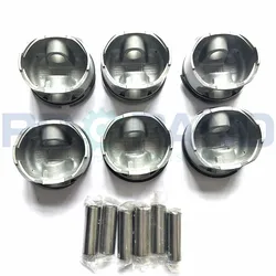 25K4F KV6 스탠다드 피스톤 및 링 세트, 핀 포함 forLand Rover/Rover 75 Saloon/Tourer/MG ZS 해치백/ZT Saloon 2497cc 2.5 V6