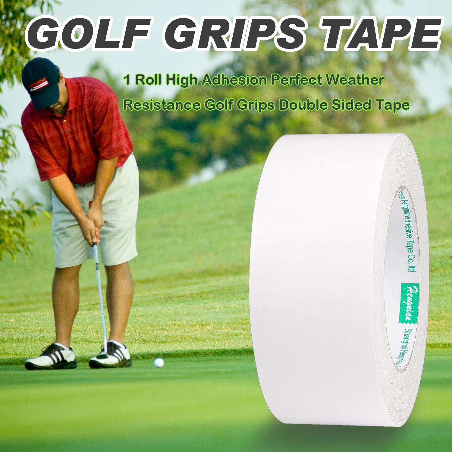 Double Sided Golf Grip Tape For Golf Clubs Grip Club Installation Adhesive Golf Grip Strip Putter Tape Accessories