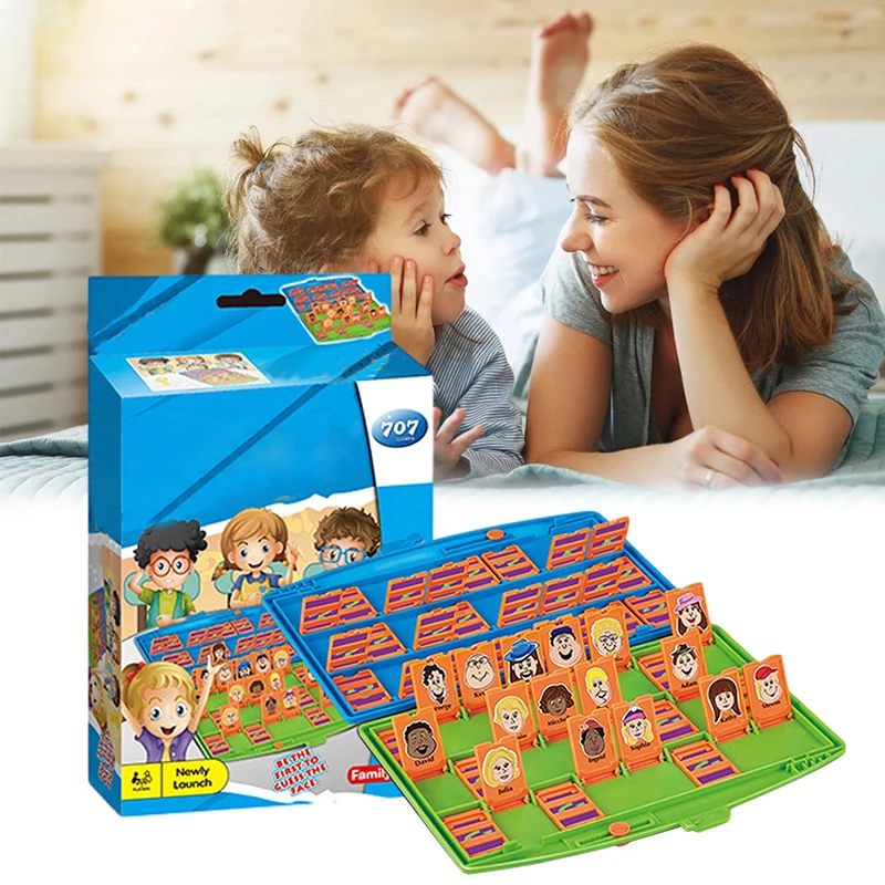 NEW Family Guessing Games Who Is It Classic Board Game Toys Memory Training Parent Child Leisure Time Party Indoor Games