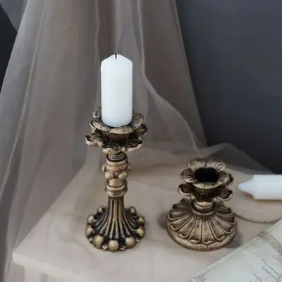 

European classical aroma candle holder decoration ornaments bar restaurant decorations European retro nostalgic shooting props