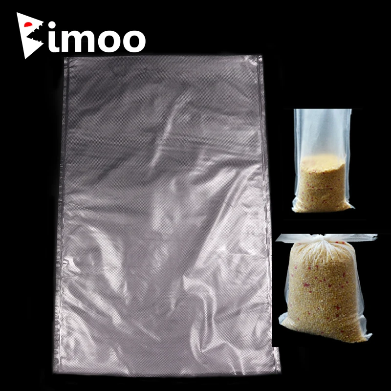 Bimoo 50pcs 20X30cm 30X40cm Large Size Carp Fishing PVA Bags Fast Dissolving Environmental Fishing Material Tackle Carp Bait Bag