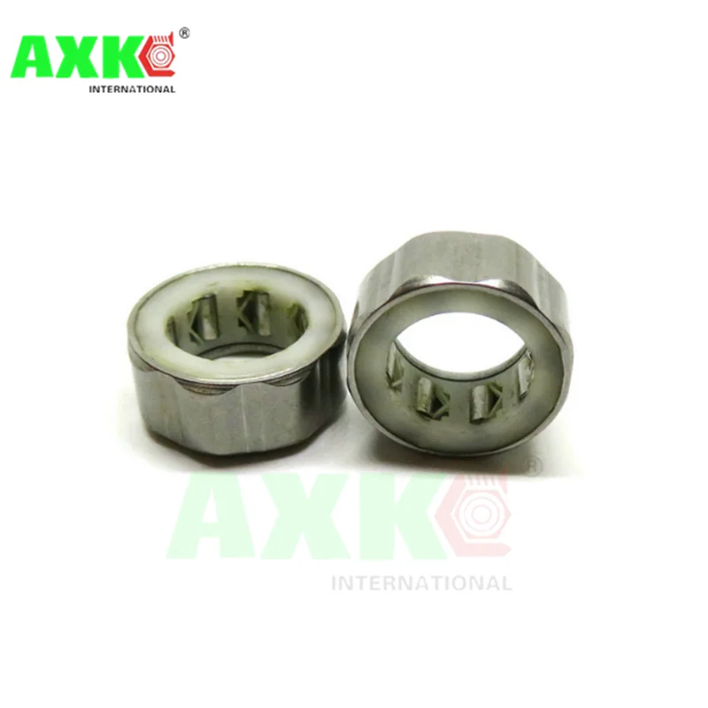 AXK 10PCS bearing HF081412 EWC0812 Outer ring octagon One way needle roller bearing 8*14*12mm Knurled Hexagon