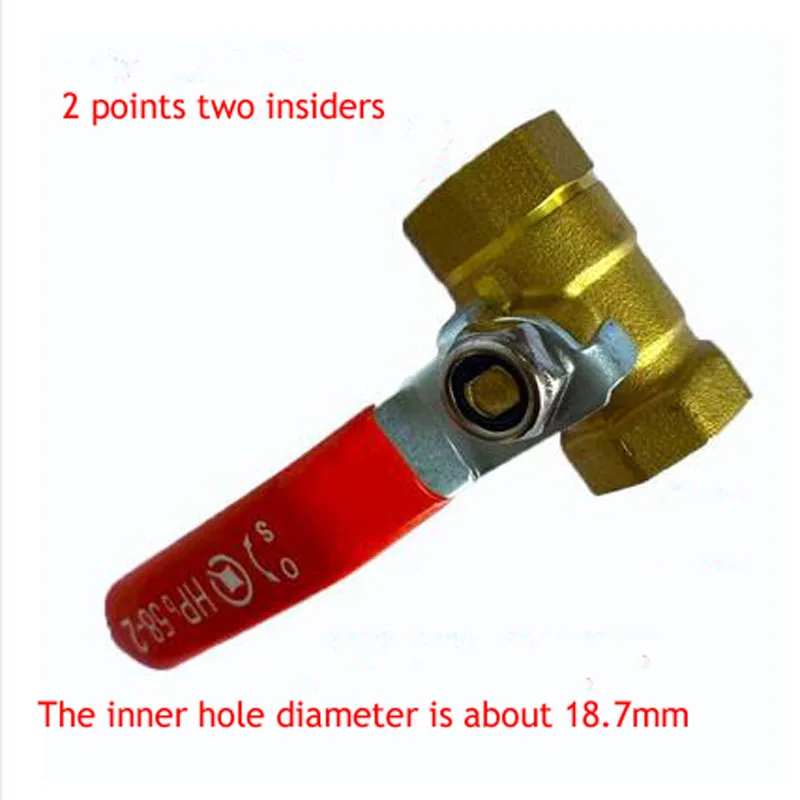 Air Pump Valve 2 Points 4 Points Switch Copper Ball Valve Pneumatic Intubation