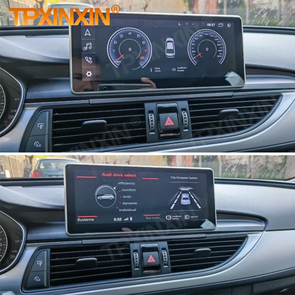 Carplay DSP Multimedia Android 13 Screen For Audi A6 A7 2012-2018 Car Radio With BT Stereo Receiver Head Unit HD Smart screen