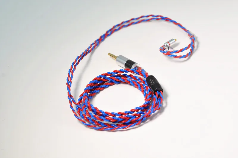 Apollo square core copper plated silver MMCX 0.78 2pin cm JVC cheranto blackbird headset upgrade cable view 3