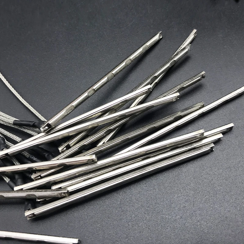 6 سلسلة عالية الحساسية الصوتية الغيتار جسر السرج قضيب بيزو المعادن قضيب الغيتار الشعبي لاقط عصا الغيتار الملحقات #3