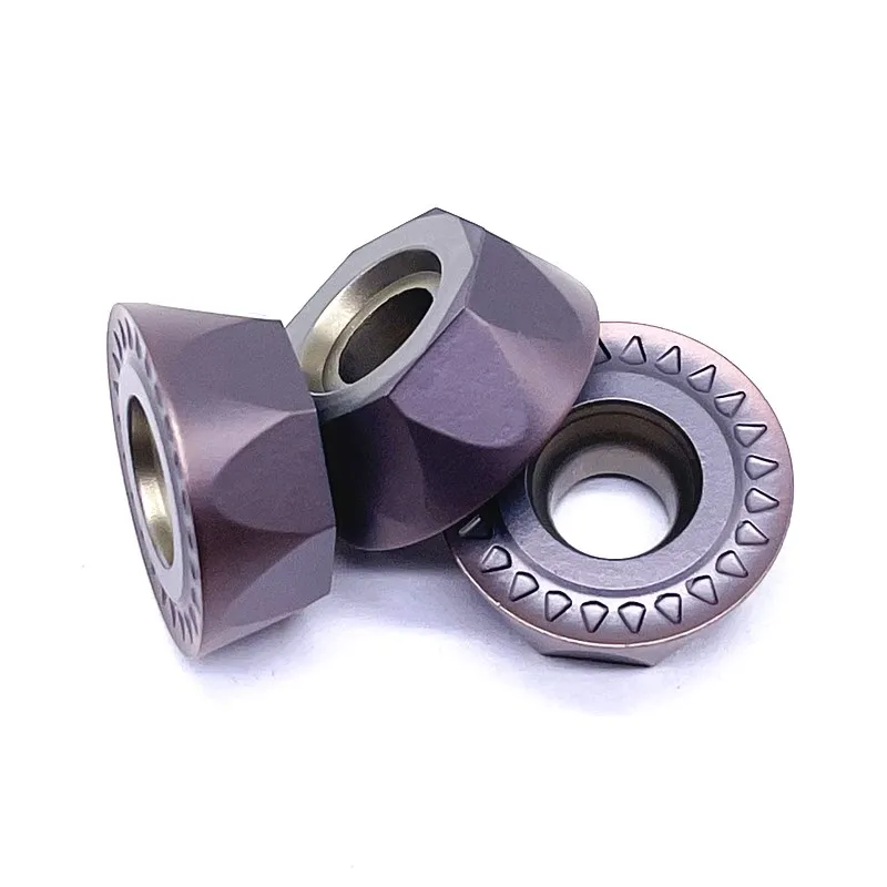 Cacbua Lắp 10 Chiếc RPMT1606 MOE JS VP15TF R8 Dao Phay Nội Bộ Dụng Cụ Xoay CNC Carbide Lắp RPMT 1606 | dụng Cụ Xoay |-