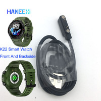 Original Magnetic Chargers charger Cable wire For K22 Smart Watch Fitness Tracker bracelet 2Pin Black Power Charging data Cables