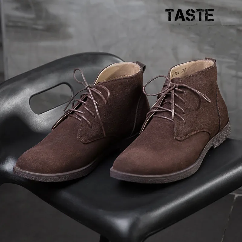 New Men Shoes Winter boots Suede Leather Boots Men Snow Boots Waterproof Winter Shoes Leather Men Ankle Boots Fur Men Shoes