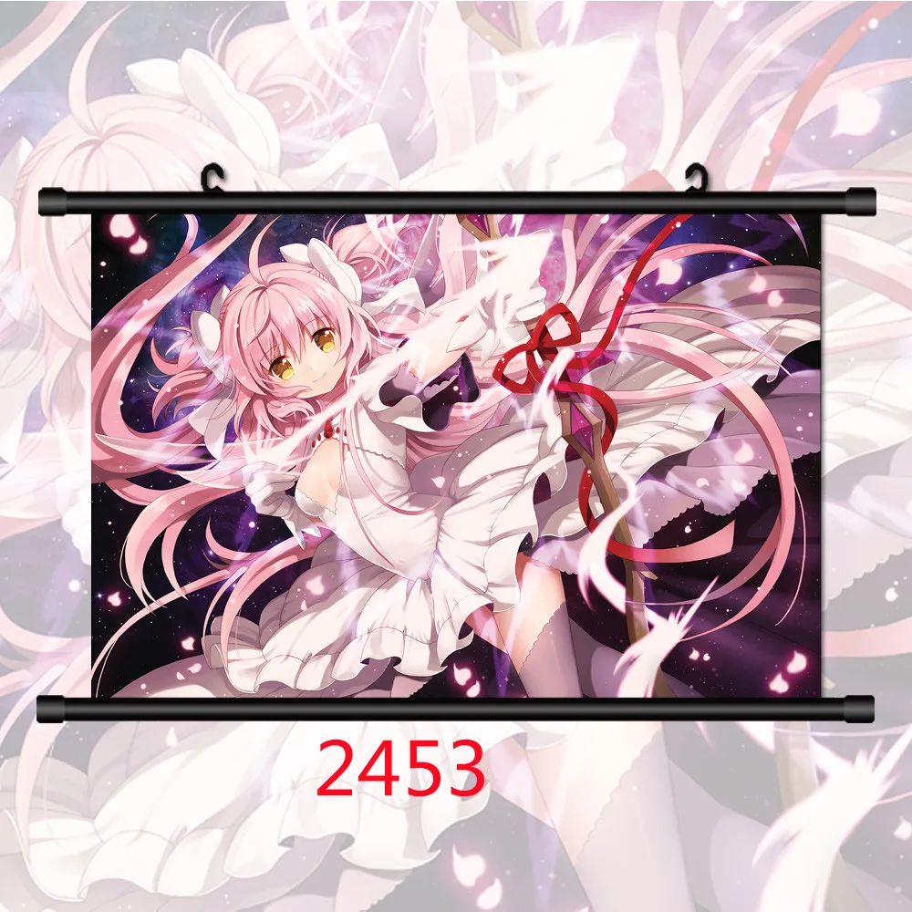 Canvas Painting Puella Magi Madoka Magica Mami Kyoko Sayaka Anime Manga Wall Art Deco Picture Bedroom Home Decoration