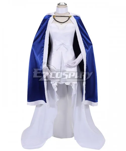 Fate Grand Order FGO Saber Artoria Pendragon 5th Anniversary Dress Suit Cloak Cape Girls Party Suit Adult Cosplay Costume E001