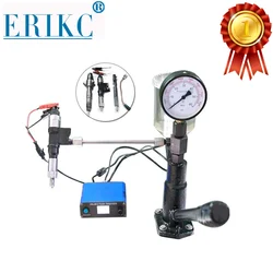 ERIKC Electronic Fuel Injector Tester Plus Nozzle Tester Heavy Duty Diesel Injector Fuel Injectiorn Test Equipment E1024008