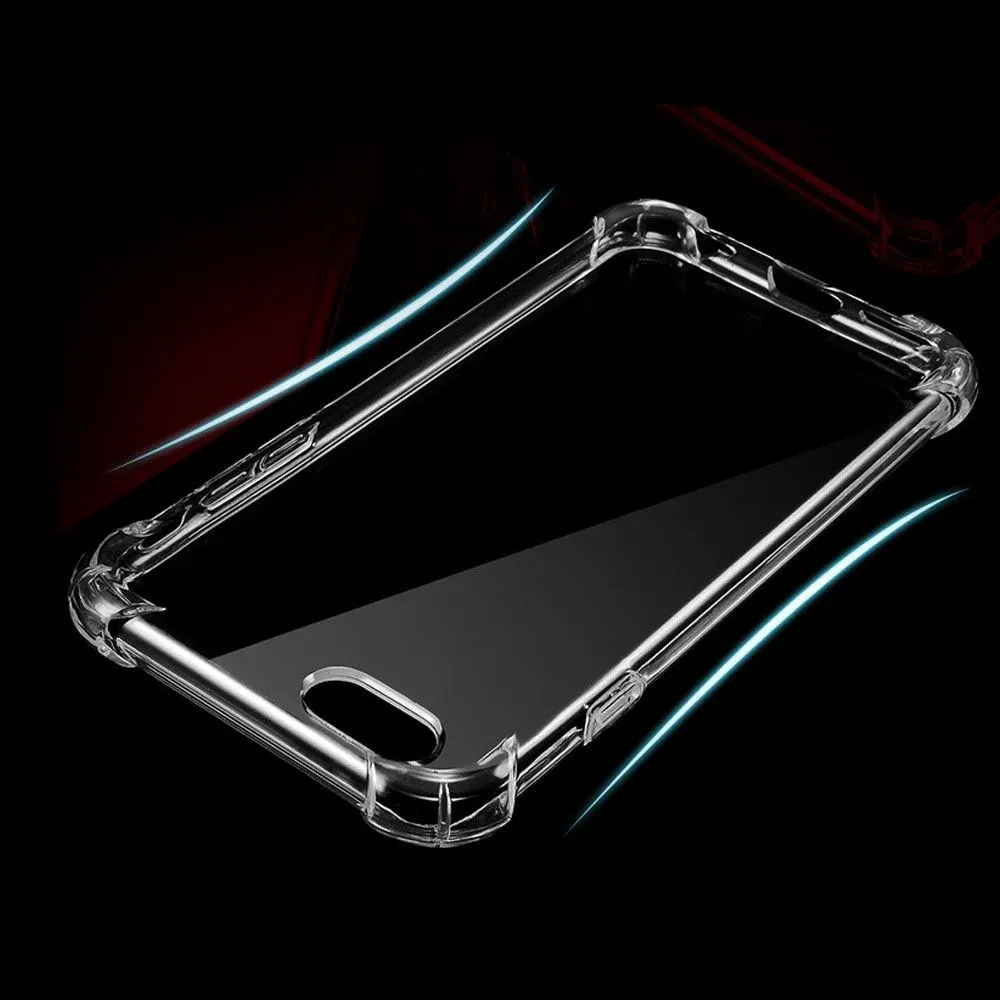 حافظة وسادة هوائية ناعمة من البولي يوريثان لهاتف آيفون X XR XS Max 6 6S 7 8 Plus SE 2020 2022 غطاء شفاف مقاوم للصدمات