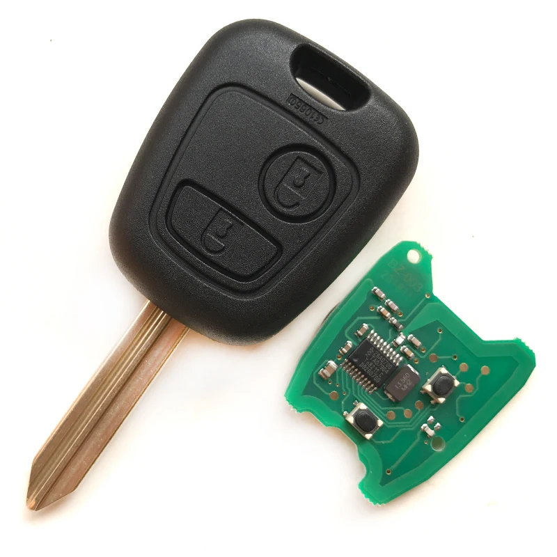 2 Button Remote Control Key For Citroen Saxo Xsara Picasso Berlingo Replaceable Car Key Fob With PCF7961 Chip/433Mhz/SX9 Blade