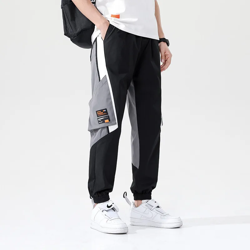 VERSMA Korean Trendy Casual Cargo Pants Trousers For Men Summer Streetwear Men Sport Tracksuit Big Size	 Unisex Sweatpants 7XL