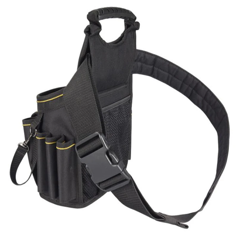 Multi-Function Tool Bag Portable Waist Hanging Dual Purpose Tool Bag Adjustable Delt Tool Bag Oxford Cloth Electrician Bag