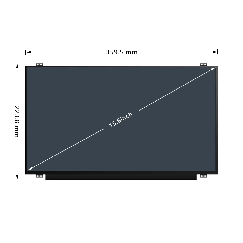 15.6 Inch Laptop LED LCD Screen  B156XTN07.1 For Dell DP/N 091MGD Matrix Display Matte EDP 30Pins Panel Replacement B156XTN07 V1