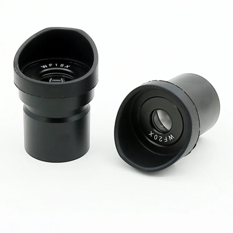 

2PCS WF15X WF20X Wide Field Eyepiece Optical Lens Mounting Size 30 mm / 30.5 mm with Eyecups for Stereo Microscope