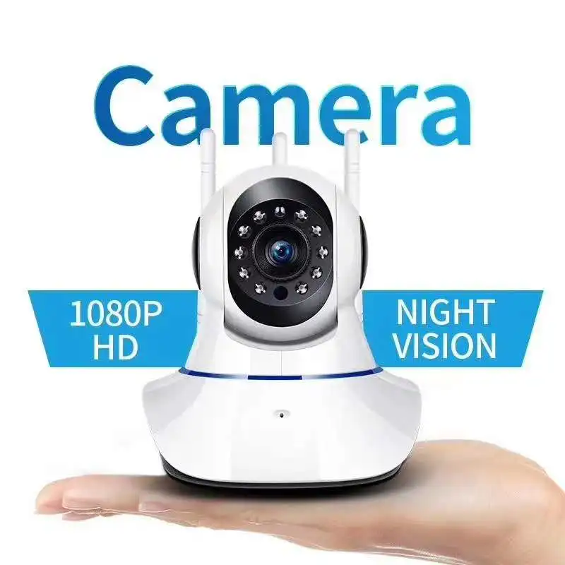 2MP 1080P Yoosee/V380/Carecam APP  Wireless PTZ IP Dome Camera With Lan Port Home Security CCTV Baby Monitor