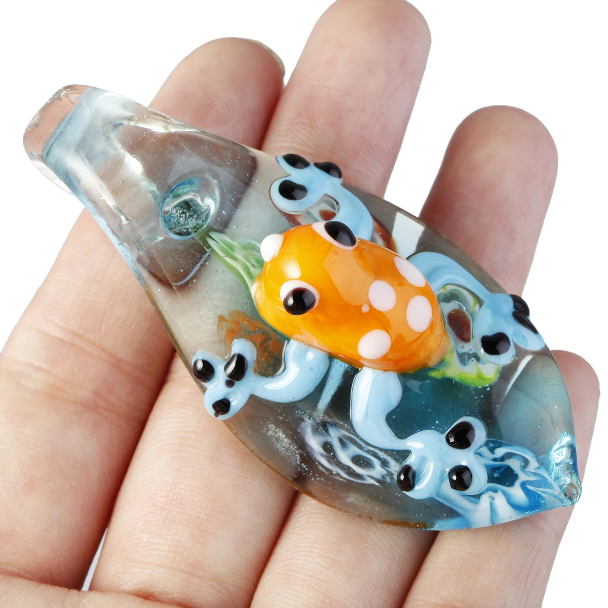 

5pcs Wholesale Price Lampwork Glass Pendant Cute Animal Mixed Color Random Charms For Jewelry Making DIY Necklace Accessories