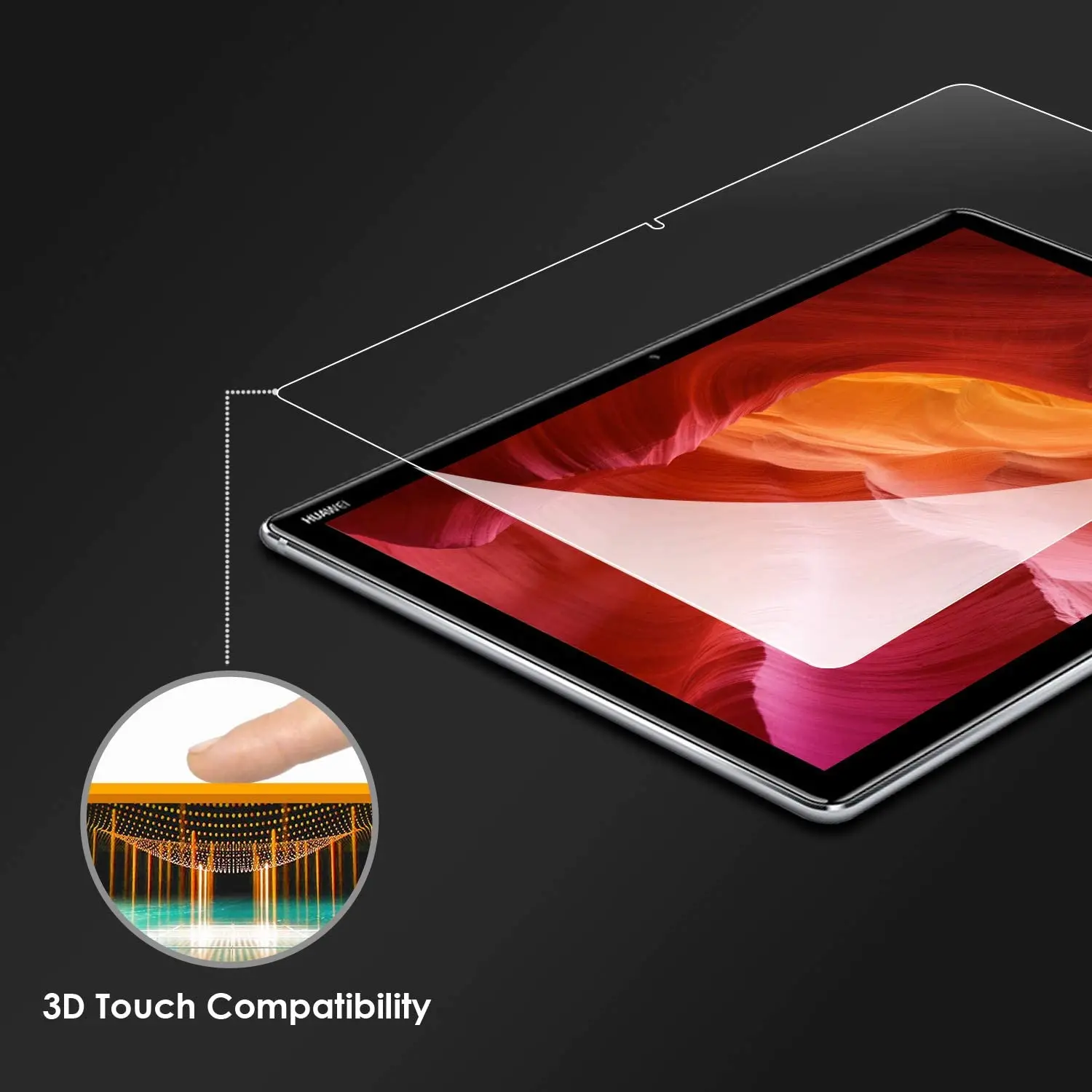 Закаленное стекло для Huawei MediaPad M5 Lite, 10,1 дюйма, HD, противоударное, не оставляющее отпечатков пальцев, без пузырьков, Защитная пленка для экрана