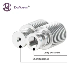3D V6 Extruder Radiator Remote All-Metal Long / Short distance Heat Sink Pipe For 1.75mm 3mm Feeding For 3D Printer