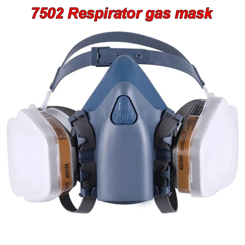 7502 Gas mask Chemical Respirator Protective Mask Industrial Paint Spray Anti Organic Vapor 6001/2091 filter