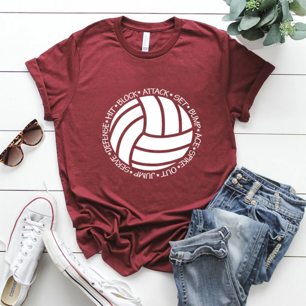 Volleyball Shirt Volleyball Script Shirt Sports Shirt Sports Team Shirt Men Women Unisex Graphic Tee Volleyball Lover Shirt