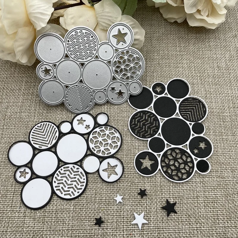 Irregular circle frame Metal Cutting Dies Stencils For DIY Scrapbooking Decorative Embossing Handcraft Die Cutting Template