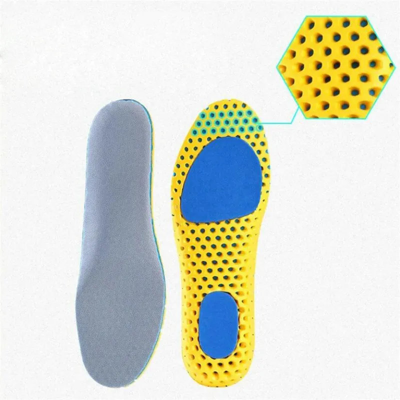 Memory Foam Insoles For Shoes Sole Mesh Deodorant Breathable Cushion Running Insoles For Feet Man Women Orthopedic Insoles