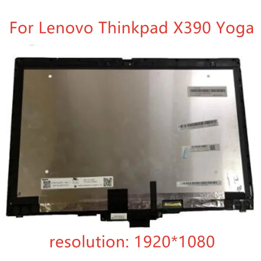 13.3 FRU 02HM857 02HM861 5M10V24625 For Lenovo Thinkpad X390 Yoga Laptop FHD LCD Display Touch Screen Glass Digitizer Assembly