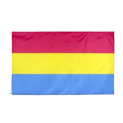 johnin  90x150cm Omnisexual LGBT pride Pan pansexual Flag