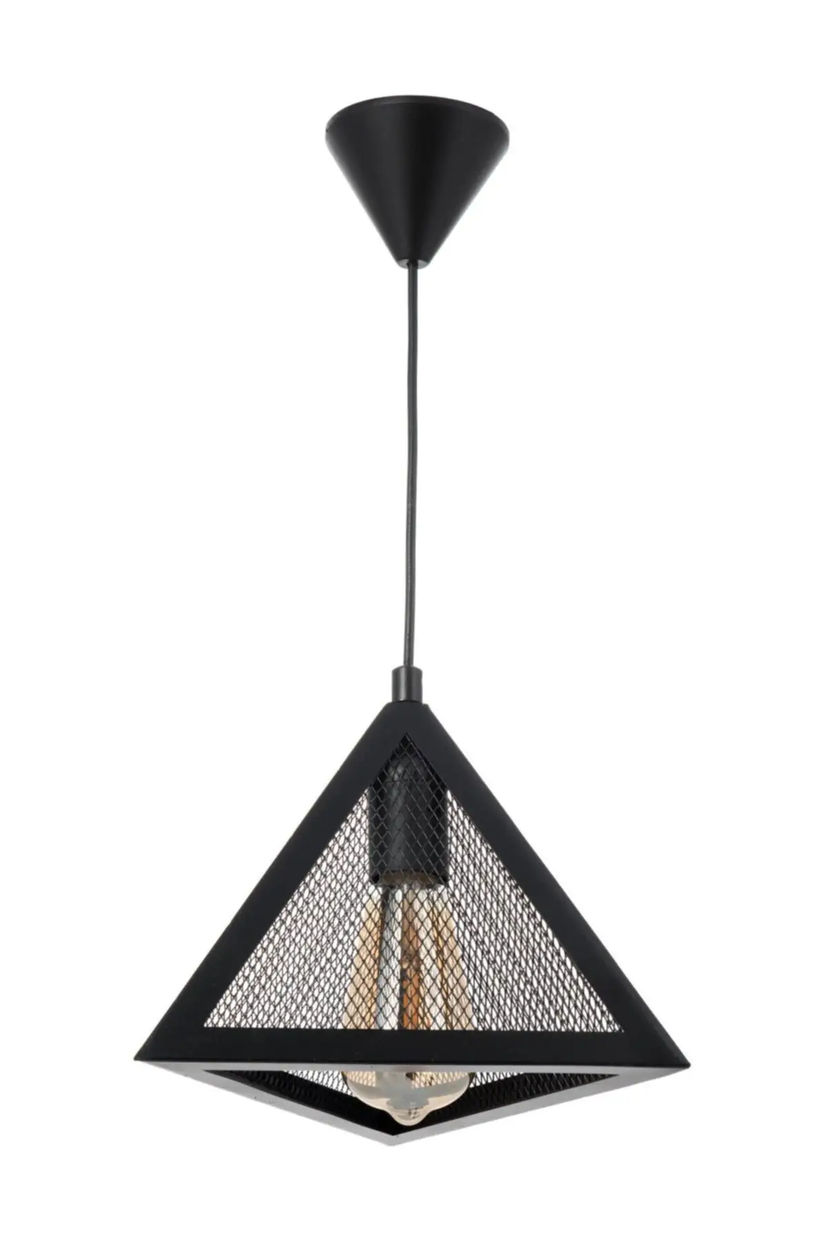 Honeycomb New Style Rustic Triangle Single Chandelier