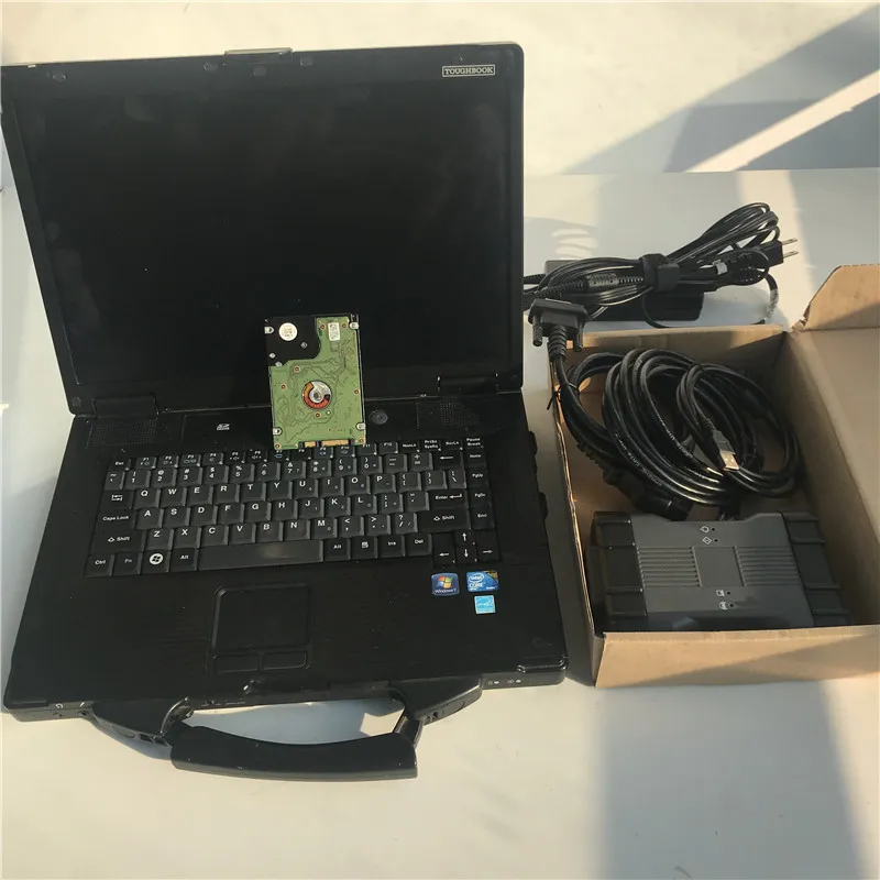 2024 Wifi Diagnostic Tool MB Star C6 VCI DOIP Protocol Software Installed 90% New Laptop CF52 Military Toughbook 4gb Anti-Shock