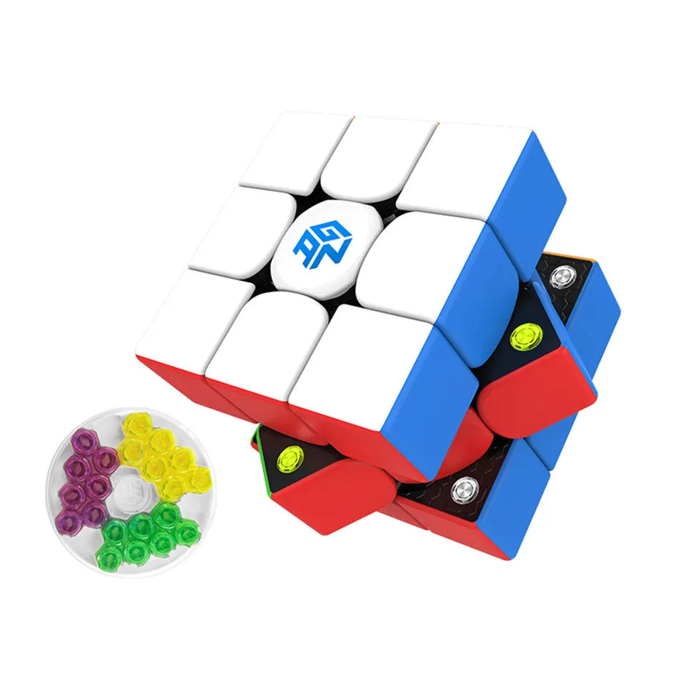 Gan 356 M Magnetische Speed Cube Stickerloze 356M 3x3 Speedcube 3x3x3 Professionele Magische Kubus Gan Magnetische Speelgoed voor Kinderen