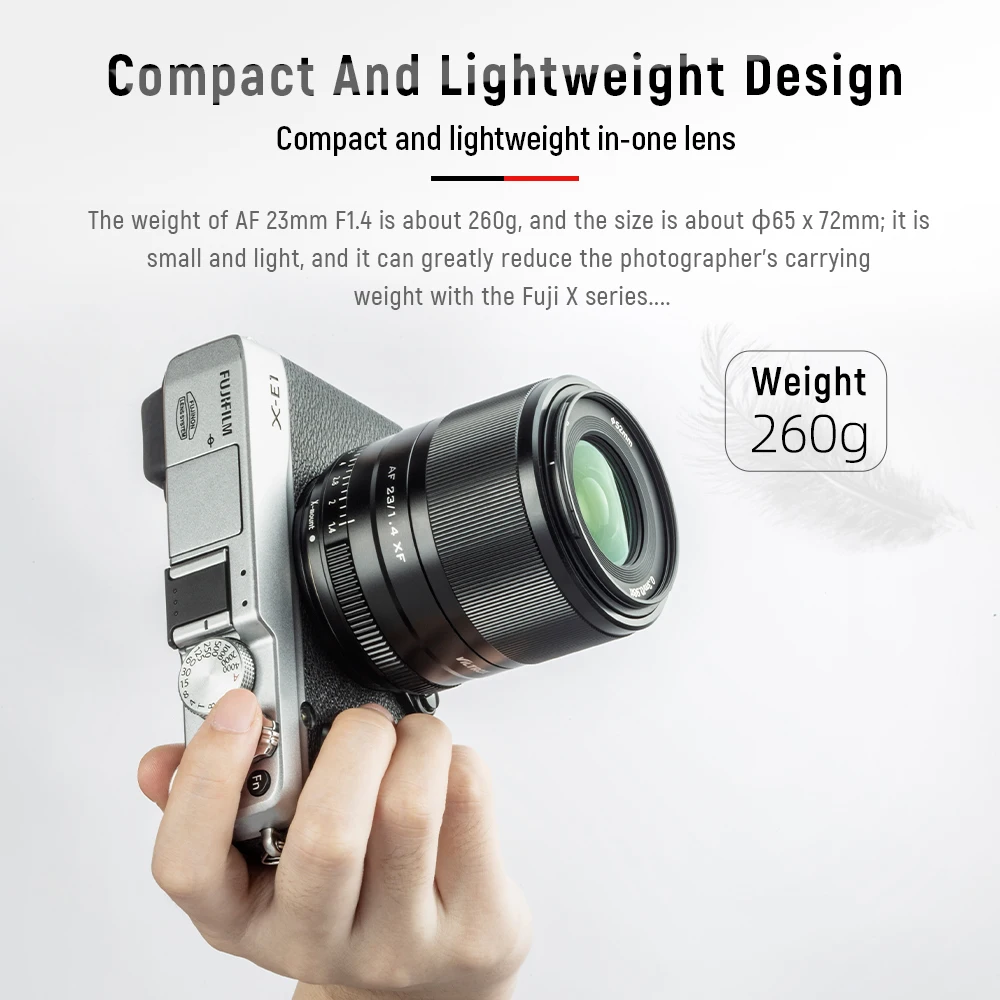 Viltrox 23mm f1.4 lente de foco automático abertura lente retrato lente grande angular para fujifilm fuji x montagem x20 X-T20 X-T100 lente da câmera