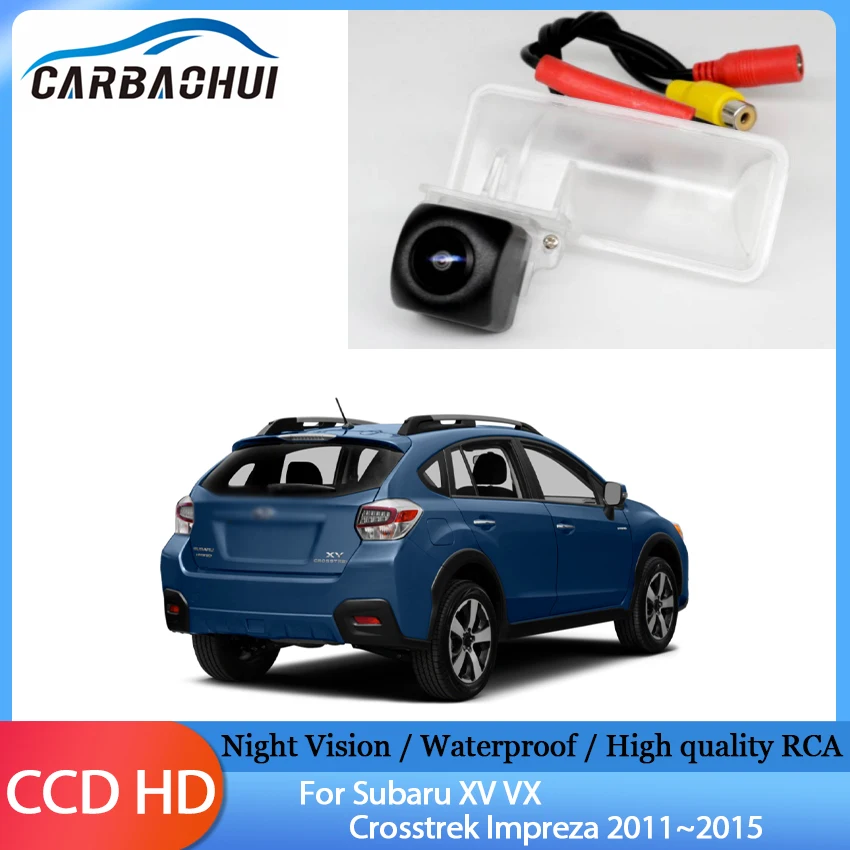 Back up Rear View camera Night Vision license plate Light camera For Subaru XV VX Crosstrek Impreza 2011 2012 2013 2014 2015