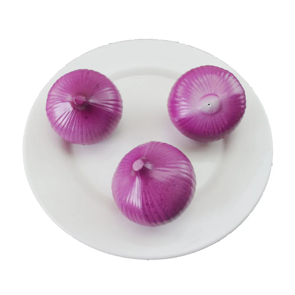 10pcs High imitation artificial Fake onion model&artificial plastic fake simulated onion vegetable