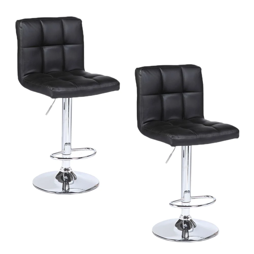 2pcs SSJ-891 60-80cm 6 Checks Round Cushion No Armrest Bar Stool Bar Stools Spa Tattoo Facial Massage Salon Furniture