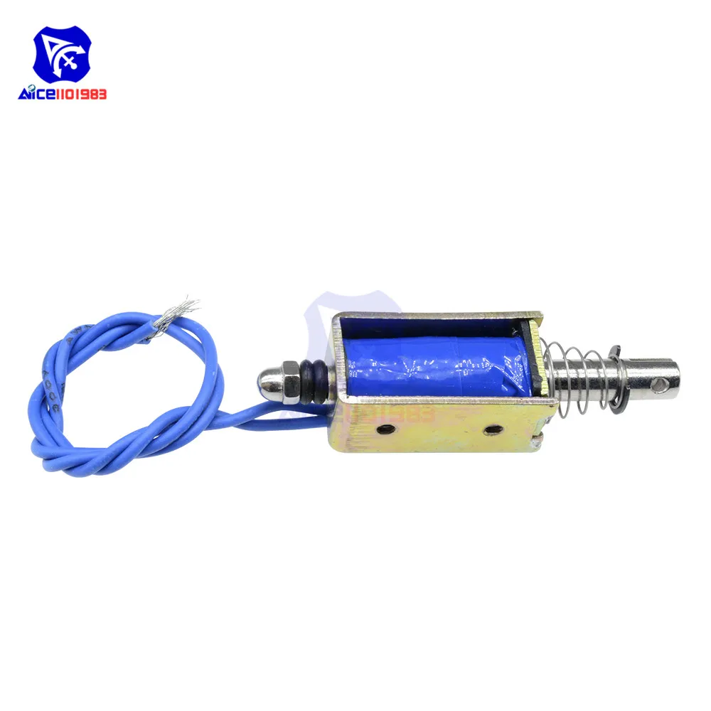 JF-0530B Elektromagnet DC 6V/12V/24V 300mA 5N/10mm Präziser Pull-Push-Typ Linearer Bewegungsmagnet mit Kabel – Detail 17