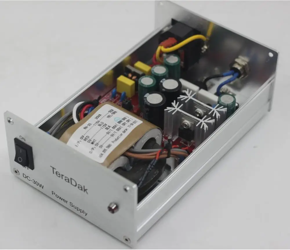 

TeraDak DC9V 2.5A для M2tech HiFace EVO Линейный источник питания 9V 230V 115V EU AU US UK Plug
