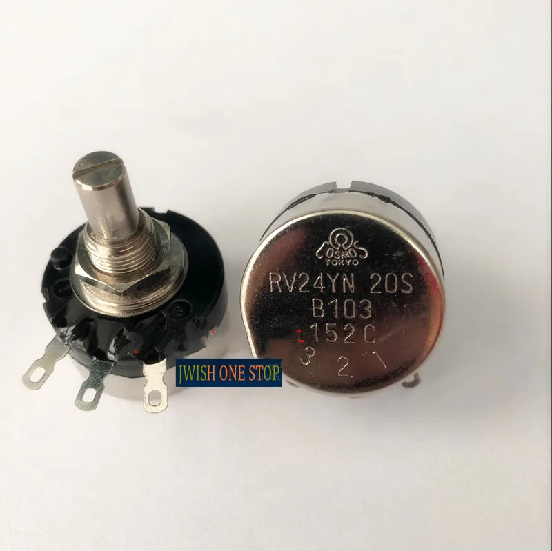 Single-turn potentiometer adjustable resistance RV24YN20S B103 10K