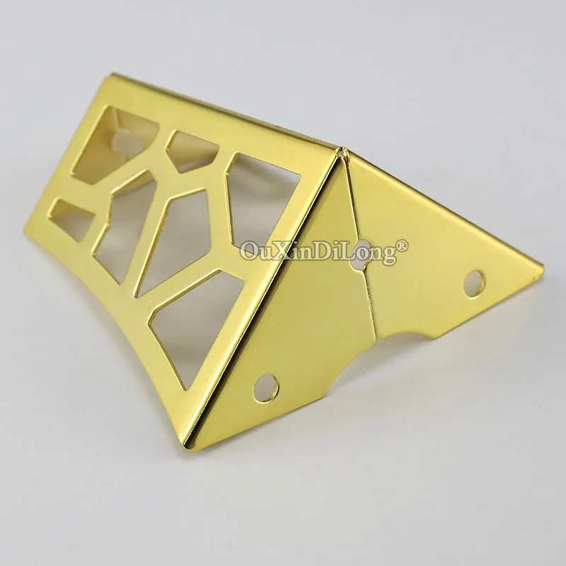 4PCS Gold/Black Hollow Out Pattern Furniture Sofa Legs Cabinet Table Feet for Sofa Table Cabinet TV Support Stands GF607